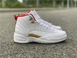 Air Jordan 12 FIBA White University