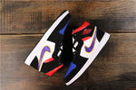 Air Jordan 1 Mid Black Blue White Purple