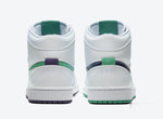 Air Jordan 1 Breathe Center White Green Purple