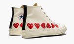 CHUCK 70 HI "Comme Des Garçons PLAY / Multi Hearts White"