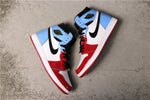 New Air Jordan 1 High OG Fearless Blue Red White Black