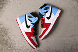 New Air Jordan 1 High OG Fearless Blue Red White Black