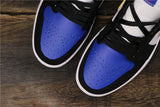 Air Jordan 1 Mid Black Blue White Purple