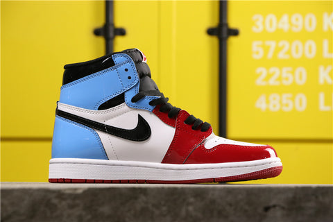 New Air Jordan 1 High OG Fearless Blue Red White Black