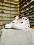 2020 Air Jordan 4 Metallic Red White