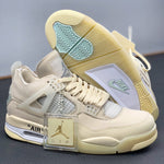 OFF White x Air Jordan 4 Sail