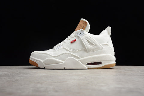 Jordan 4 Retro Levi's White
