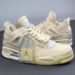 OFF White x Air Jordan 4 Sail