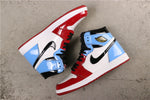 New Air Jordan 1 High OG Fearless Blue Red White Black