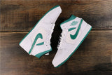 Air Jordan 1 Mid White Mystic Green