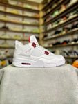2020 Air Jordan 4 Metallic Red White