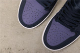 Air Jordan 1 Mid Obsidian/Sanded Purple-White