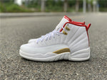 Air Jordan 12 FIBA White University