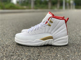 Air Jordan 12 FIBA White University
