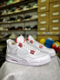 2020 Air Jordan 4 Metallic Red White
