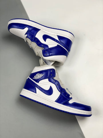 Air Jordan 1 Mid ‘Kentucky’ White/Hyper Royal