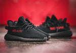 ADIDAS ORIGINALS YEEZY BOOST 350 V2 "CORE BLACK/RED"