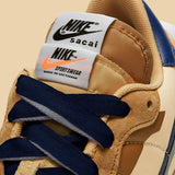 Sacai x Nike Vaporwaffle Sesame/Blue Void-White