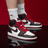 AIR JORDAN 1 RETRO HIGH OG GS(BLACK/GYM RED-WHITE)