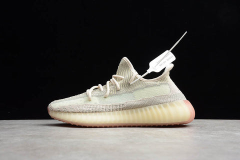 Yeezy Boost 350 V2 Citrin Non Reflective On Feet