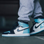 Jordan 1 Wmns Retro High OG 'Blue Chill/UNC Patent'