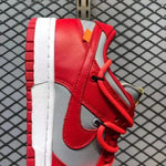 Off-White x Nike Dunk Low Red Grey