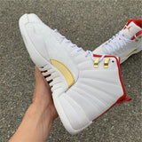 Air Jordan 12 FIBA White University