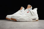 Jordan 4 Retro Levi's White