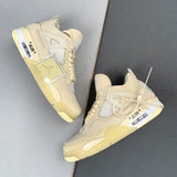 OFF White x Air Jordan 4 Sail