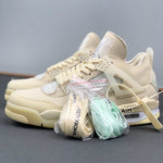 OFF White x Air Jordan 4 Sail