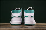 Air Jordan 1 Mid White Mystic Green