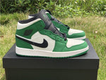 New Air Jordan 1 Mid Pine Green Sail