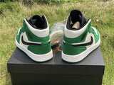New Air Jordan 1 Mid Pine Green Sail